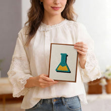 Load image into Gallery viewer, Punch Needle Kits (4 pieces) with frames - Back to School 2