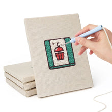 Load image into Gallery viewer, Punch Needle Kits (4 pieces) with frames - Breakfast Vibes