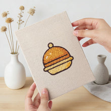 Load image into Gallery viewer, Punch Needle Kits (4 pieces) with frames - Breakfast Vibes
