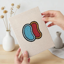 Load image into Gallery viewer, Punch Needle Kits (4 pieces) with frames - Cute Snacks