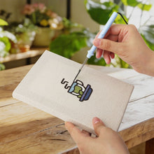 Load image into Gallery viewer, Punch Needle Kits (4 pieces) with frames - Coffee and Tea Time
