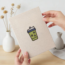 Load image into Gallery viewer, Punch Needle Kits (4 pieces) with frames - Coffee and Tea Time