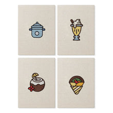 Load image into Gallery viewer, Punch Needle Kits (4 pieces) with frames - Sweet Drinks Figured'Art