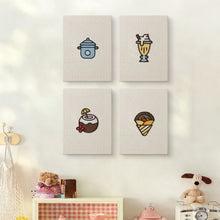 Load image into Gallery viewer, Punch Needle Kits (4 pieces) with frames - Sweet Drinks