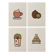 Load image into Gallery viewer, Punch Needle Kits (4 pieces) with frames - Chill and Sweets 1 Figured'Art