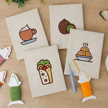 Load image into Gallery viewer, Punch Needle Kits (4 pieces) with frames - Chill and Sweets 1