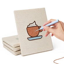 Load image into Gallery viewer, Punch Needle Kits (4 pieces) with frames - Chill and Sweets 1