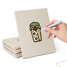 Load image into Gallery viewer, Punch Needle Kits (4 pieces) with frames - Chill and Sweets 2