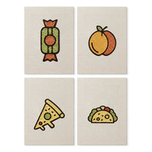 Load image into Gallery viewer, Punch Needle Kits (4 pieces) with frames - Sweet and Savory Figured'Art