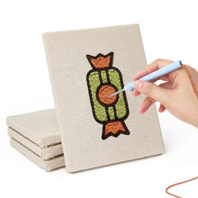 Load image into Gallery viewer, Punch Needle Kits (4 pieces) with frames - Sweet and Savory