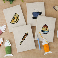 Load image into Gallery viewer, Punch Needle Kits (4 pieces) with frames - Dessert Delights