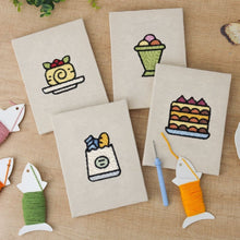 Load image into Gallery viewer, Punch Needle Kits (4 pieces) with frames - Yummy Moments