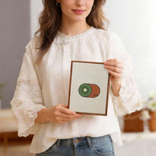 Load image into Gallery viewer, Punch Needle Kits (4 pieces) with frames - Fruit Fiesta 1