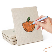 Load image into Gallery viewer, Punch Needle Kits (4 pieces) with frames - Veggie Delights
