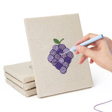 Load image into Gallery viewer, Punch Needle Kits (4 pieces) with frames - Fruit Fiesta 2