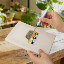 Load image into Gallery viewer, Punch Needle Kits (4 pieces) with frames - Car Collection