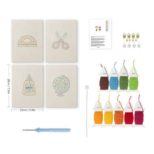 Load image into Gallery viewer, Punch Needle Kits (4 pieces) with frames - Crafty Tools