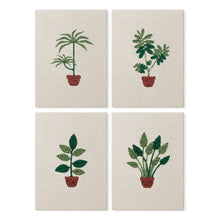 Load image into Gallery viewer, Punch Needle Kits (4 pieces) with frames - Flourishing Foliage Figured'Art