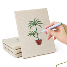 Load image into Gallery viewer, Punch Needle Kits (4 pieces) with frames - Flourishing Foliage