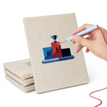 Load image into Gallery viewer, Punch Needle Kits (4 pieces) with frames - Pit Stop