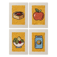 Load image into Gallery viewer, Punch Needle Kits (4 pieces) with frames - Lunch Break Figured'Art