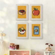Load image into Gallery viewer, Punch Needle Kits (4 pieces) with frames - Lunch Break