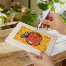 Load image into Gallery viewer, Punch Needle Kits (4 pieces) with frames - Lunch Break