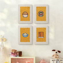 Load image into Gallery viewer, Punch Needle Kits (4 pieces) with frames - Baked Goodies