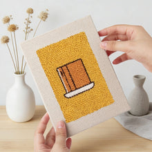 Load image into Gallery viewer, Punch Needle Kits (4 pieces) with frames - Baked Goodies