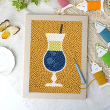 Load image into Gallery viewer, Punch Needle Kit with frame - Cocktail 2