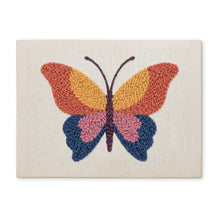 Load image into Gallery viewer, Punch Needle Kit with frame - Orange Butterfly Figured'Art