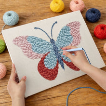 Load image into Gallery viewer, Punch Needle Kit with frame - Spring Wings