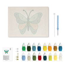 Load image into Gallery viewer, Punch Needle Kit with frame - Colors in Flight