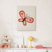 Load image into Gallery viewer, Punch Needle Kit with frame - Red Butterfly