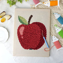 Load image into Gallery viewer, Punch Needle Kit with frame - Red Apple