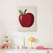 Load image into Gallery viewer, Punch Needle Kit with frame - Red Apple