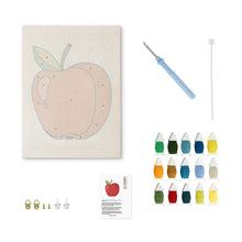 Load image into Gallery viewer, Punch Needle Kit with frame - Red Apple