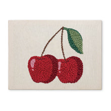 Load image into Gallery viewer, Punch Needle Kit with frame - Cherries Figured'Art