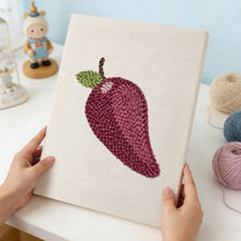 Load image into Gallery viewer, Punch Needle Kit with frame - Sweet Plum