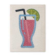 Load image into Gallery viewer, Punch Needle Kit with frame - Pink Lemonade Figured'Art