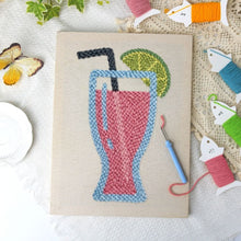 Load image into Gallery viewer, Punch Needle Kit with frame - Pink Lemonade
