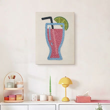 Load image into Gallery viewer, Punch Needle Kit with frame - Pink Lemonade