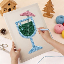 Load image into Gallery viewer, Punch Needle Kit with frame - Tropical Breeze