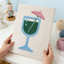 Load image into Gallery viewer, Punch Needle Kit with frame - Tropical Breeze