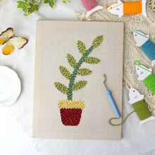 Load image into Gallery viewer, Punch Needle Kit with frame - Potted Joy