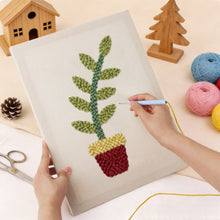 Load image into Gallery viewer, Punch Needle Kit with frame - Potted Joy