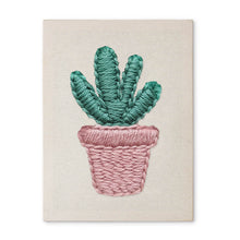 Load image into Gallery viewer, Punch Needle Kit with frame - Cute Cactus Figured'Art