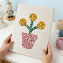 Load image into Gallery viewer, Punch Needle Kit with frame - Green Thumb