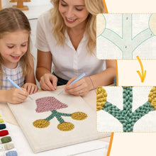 Load image into Gallery viewer, Punch Needle Kit with frame - Green Thumb