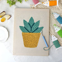 Load image into Gallery viewer, Punch Needle Kit with frame - Sunny Succulent